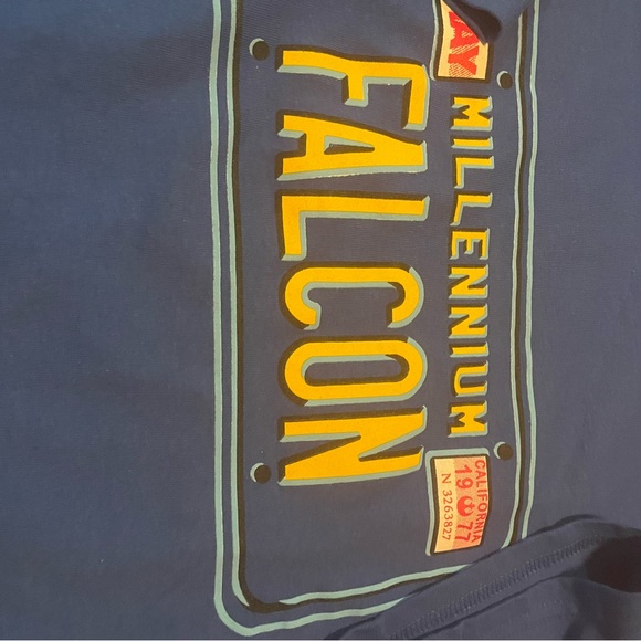 Men’s Millennial Falcon Star Wars Graphic Tee - Picture 4 of 6